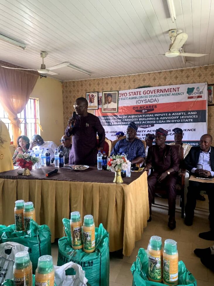 NG-CARES: 100 FARMERS BENEFIT FROM INPUT DISTRIBUTION IN IBADAN NORTH WEST AS DR. DEBO AKANDE LEADS IMPLEMENTATION